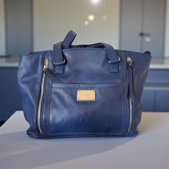 Nine West Handbags - Nine West Navy Blue Tote Bag